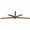 Ekena Millwork Davenport Timber Gable Bracket, Western Red Cedar, 108"W x 36"H x 3 1/2"D x 3 1/2"F, 8/12 Pitch GBW108X36X0404DAV00SWR - alternate 5